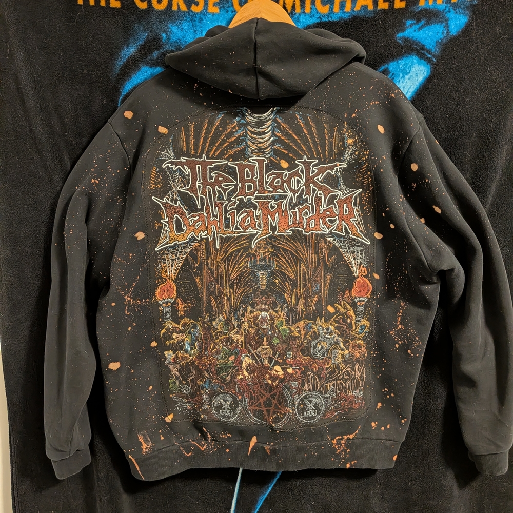 Custom Sewn "The Black Dahlia Murder" Hoodie - Picture 2 of 2